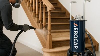 Holztreppe entlacken – wäre Aeroradier-Strahlen vielleicht die bessere Lösung?