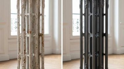 Gussheizkörper entlacken – warum Niederdruck-Strahlen bei alten Heizkörpern sinnvoll ist