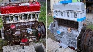 Sablage pièce auto